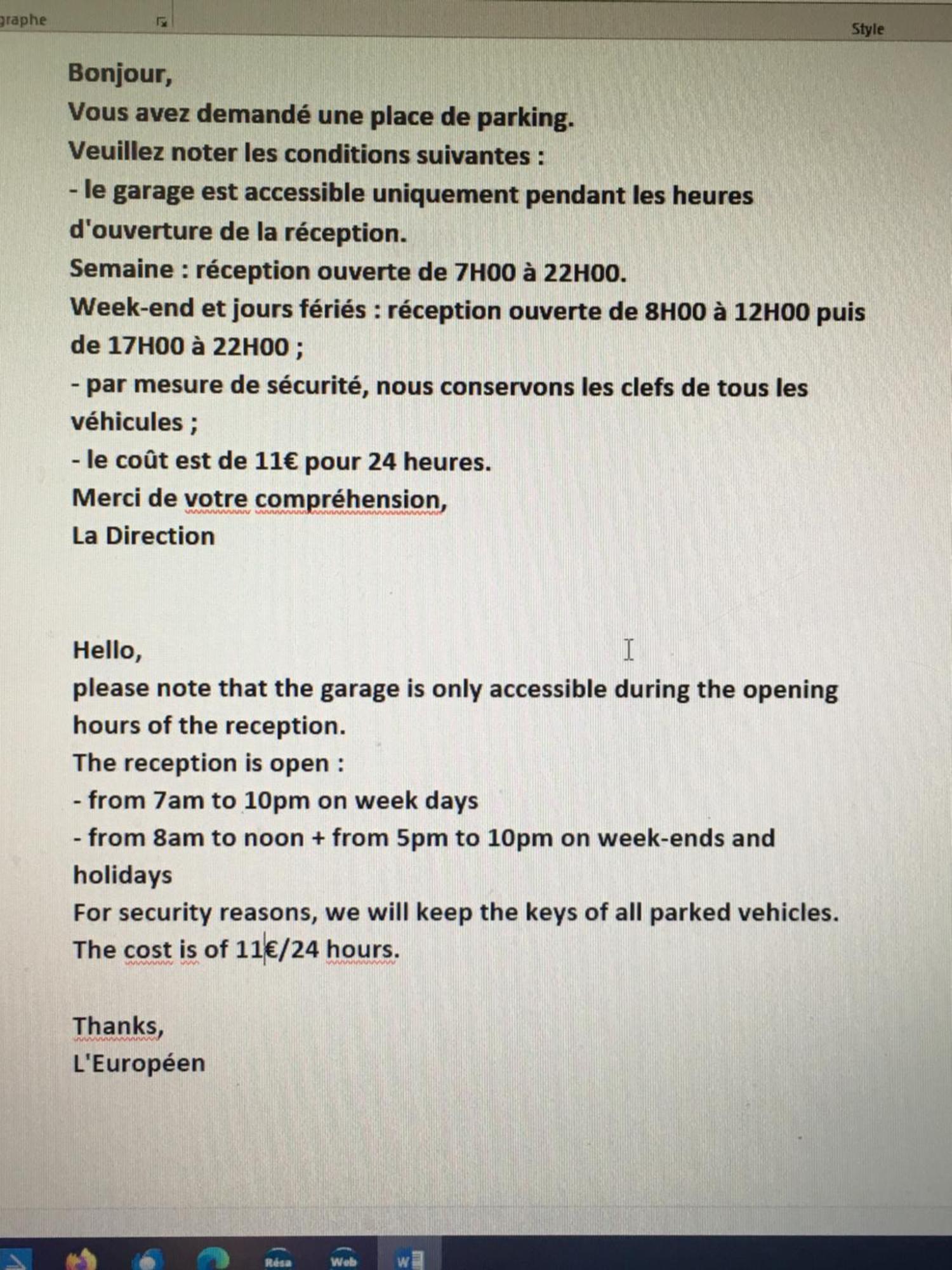 Cit'hotel Europeen 3* Angoulême